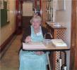  Mildred in charge at the admission desk 